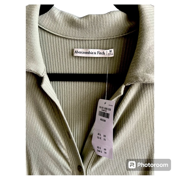 BNWT Abercrombie & Fitch bodycon midi dress size Medium - Picture 2 of 2